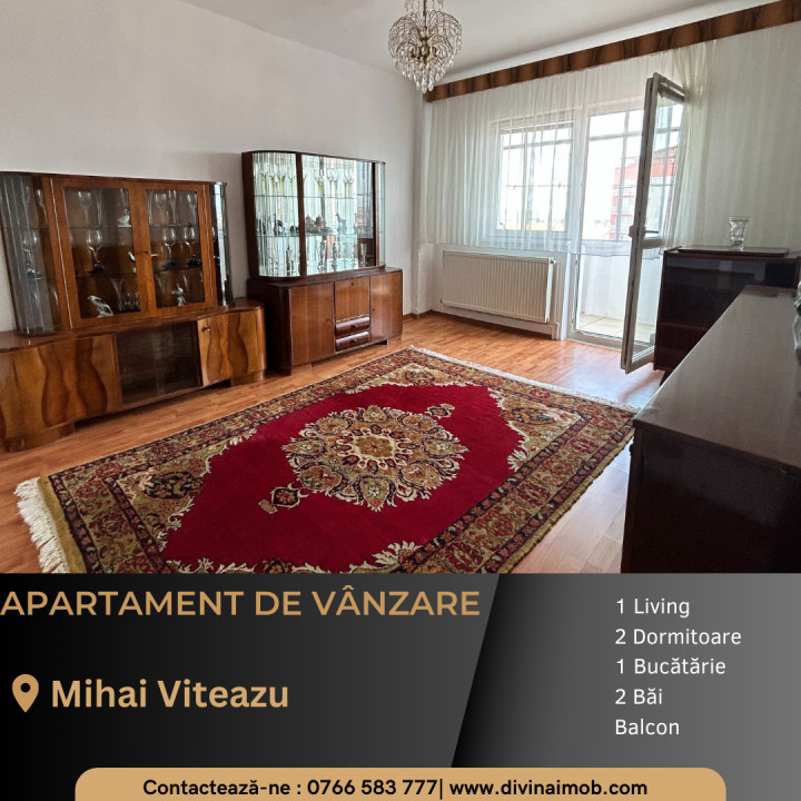 Apartament de vânzare, 3 camere, Mihai Viteazu