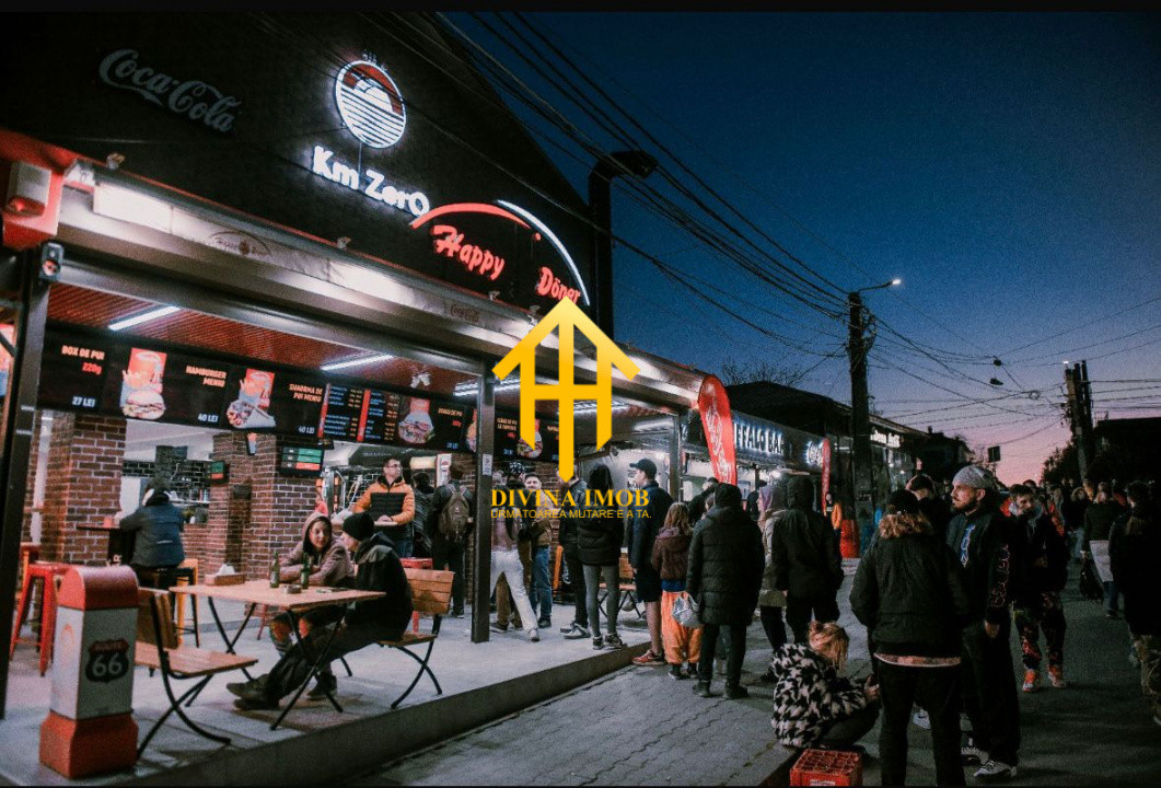 Complex KM ZerO Restaurant+Cazare+Spații comerciale+teren 1080mp